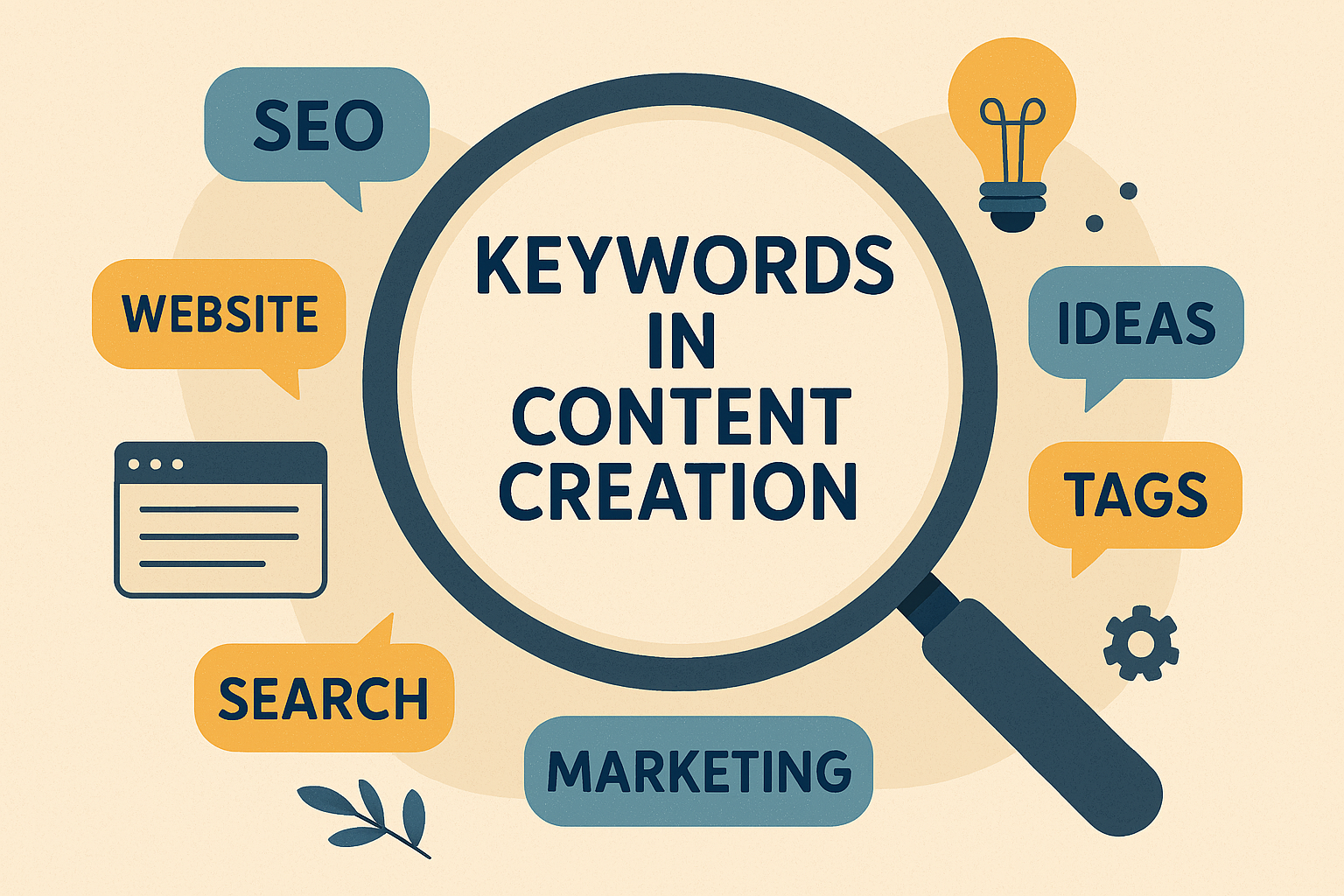کلمات کلیدی در تولید محتوا