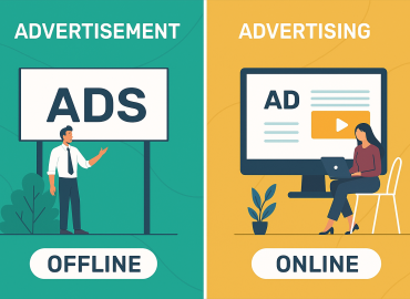 فرق تبلیغات آنلاین و آفلاین