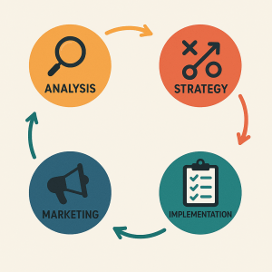 مراحل تدوین استراتژی بازاریابی