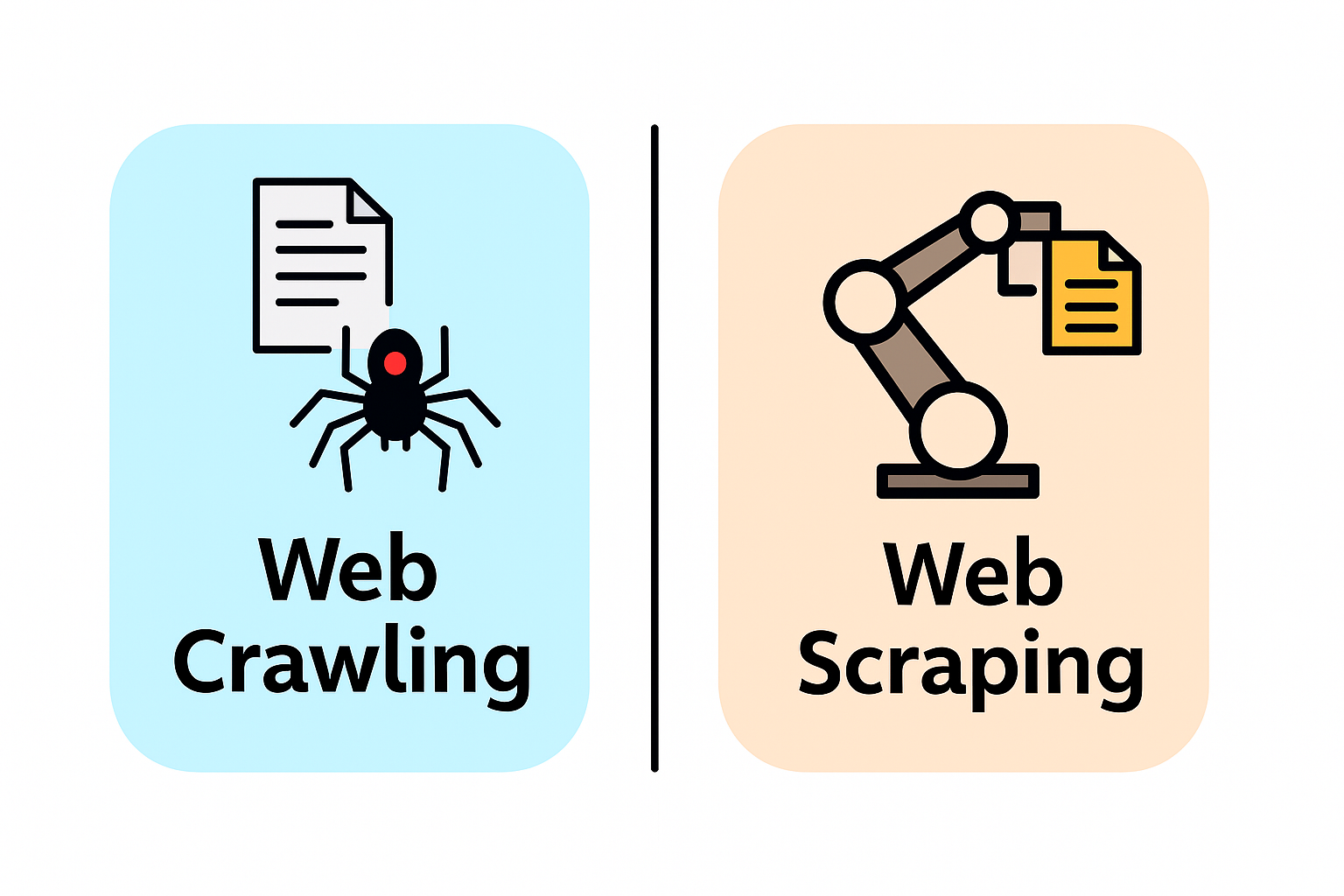 فرق خزش و خراش وب