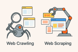 فرق خزش و خراش وب