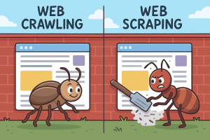 فرق خزش و خراش وب