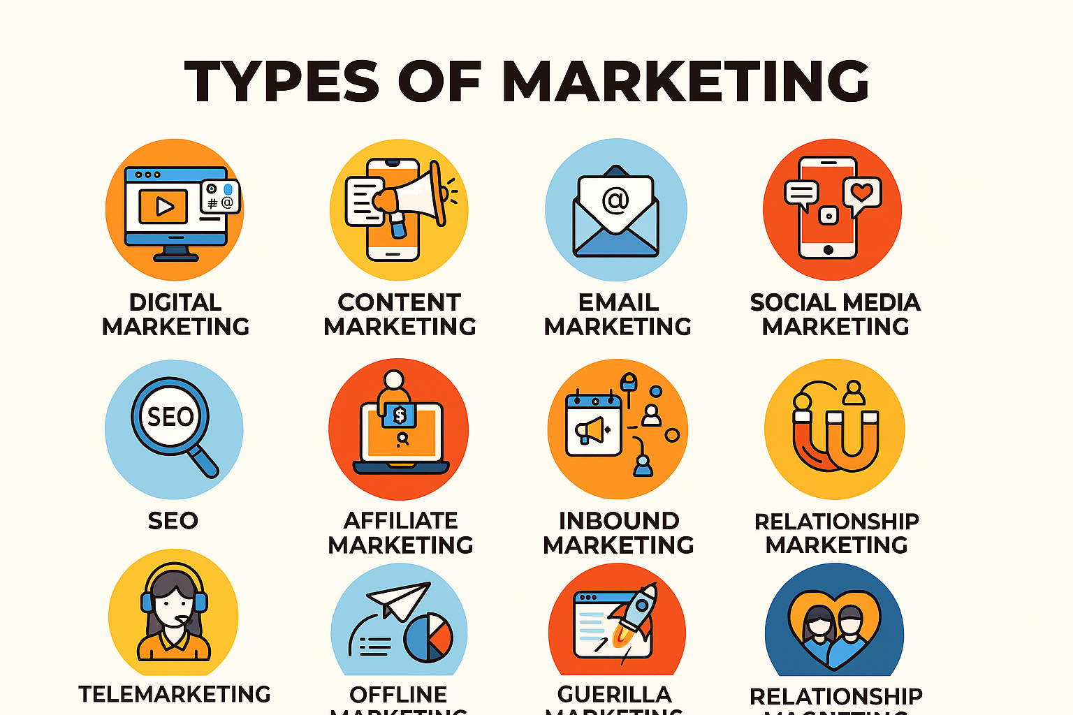 انواع مدل‌های بازاریابی