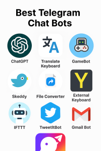 بهترین چت بات های تلگرام