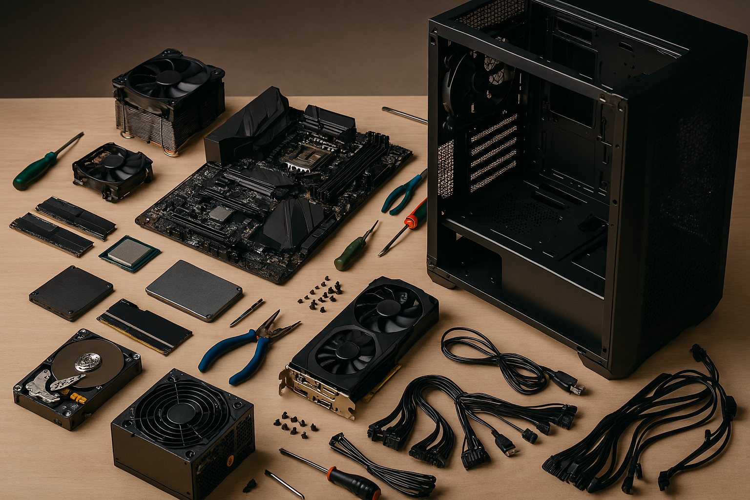 راهنمای کامل اسمبل کردن کامپیوتر: از صفر تا صد