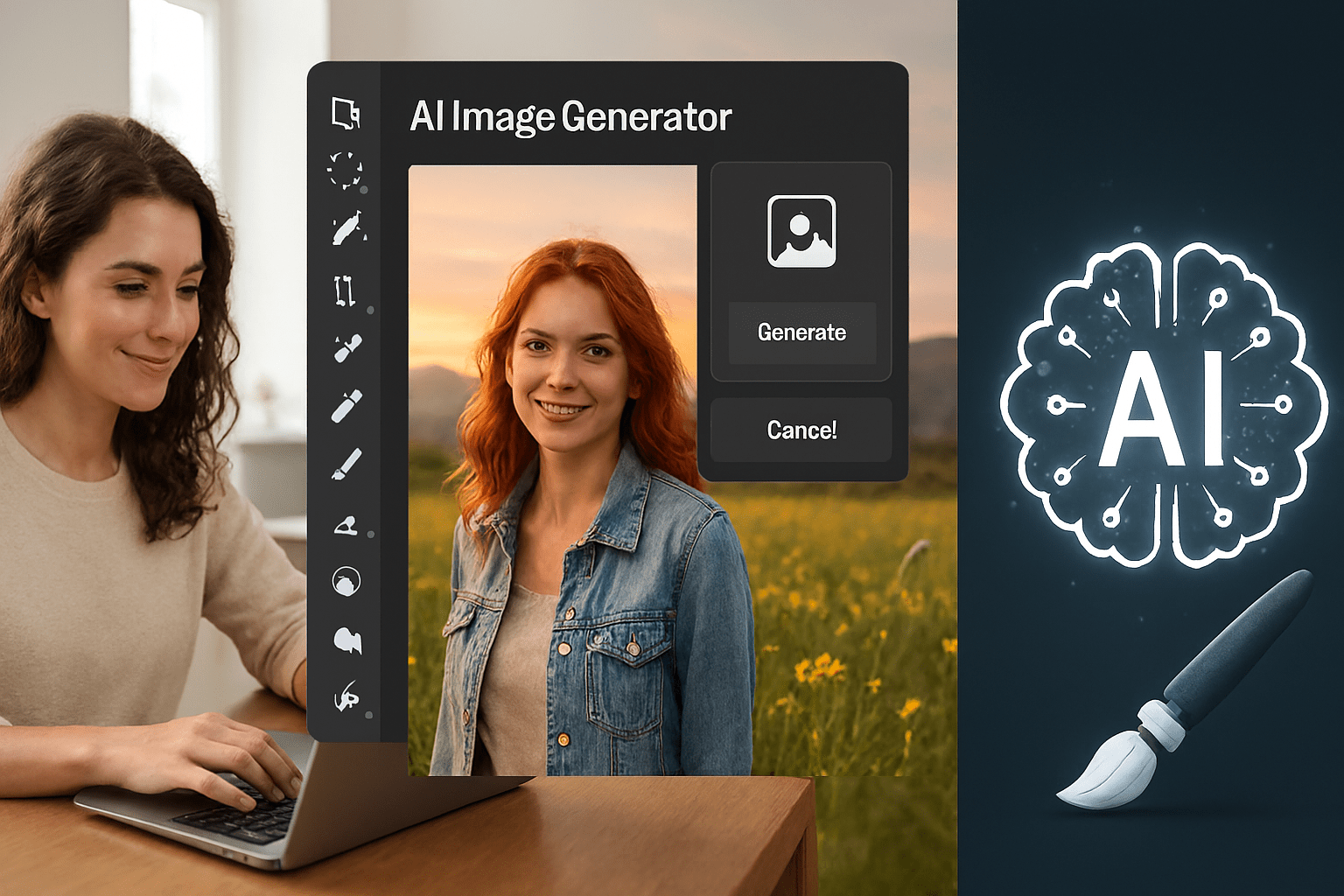 هوش مصنوعی فتوشاپ آنلاین